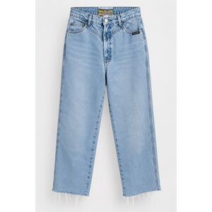 Vintage Rockies High Rise Western Jeans Cutoff Cropped Raw Hem Light Wash 11/12